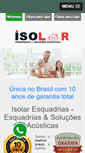 Mobile Screenshot of isolaresquadrias.com.br